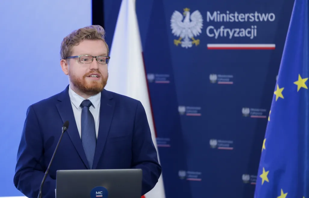 Wiceminister cyfryzacji Dariusz Standerski Fot. PAP/Tomasz Gzell