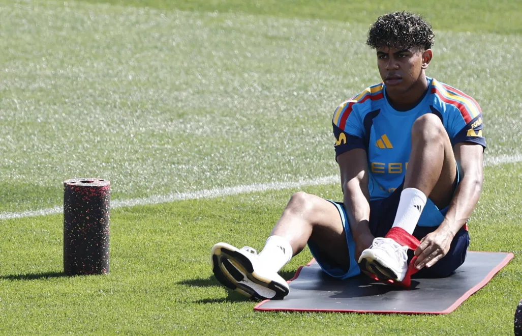 Lamine Yamal, fot. PAP/EPA/EFE/SERGIO PEREZ