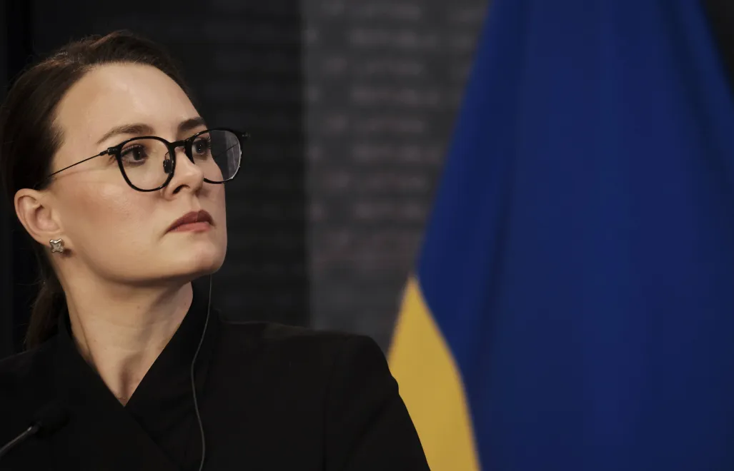 Премьер-министр Украины Юлия Свириденко. Fot. PAP/EPA/VALDA KALNINA