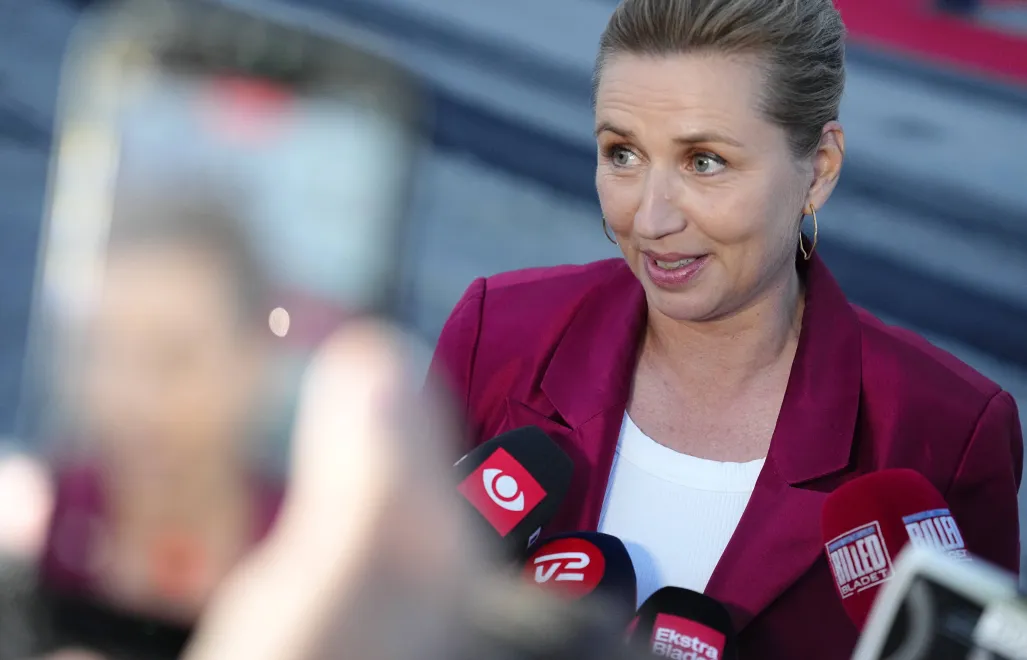 Mette Frederiksen Fot. PAP/EPA/SEBASTIAN ELIAS UTH