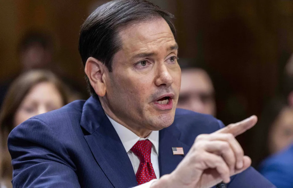 Sekretarz stanu USA Marco Rubio. Fot. PAP/EPA/SHAWN THEW