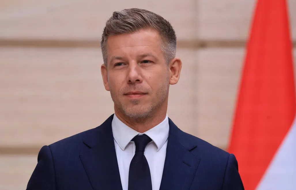 Peter Magyar Fot. PAP/EPA/LUDOVIC MARIN