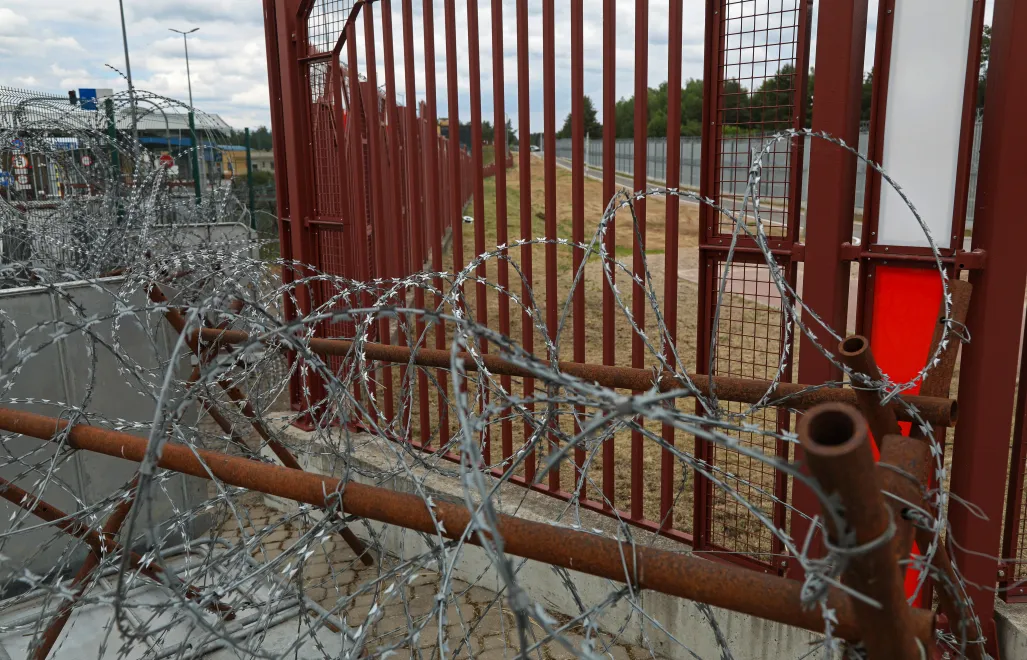 Przejście graniczne Kuźnica Białostocka-Bruzgi	Fot. PAP/Artur Reszko