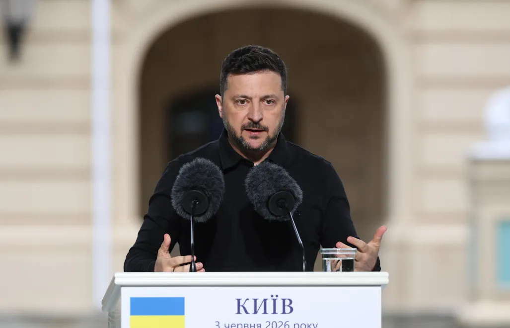 Wołodymyr Zełenski. Fot PAP/Victor Kovalchuk