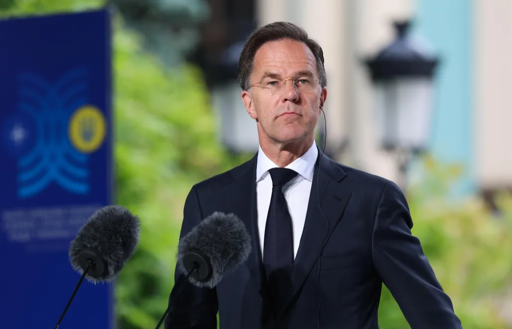 Sekretarz generalny NATO Mark Rutte. Fot. PAP/Victor Kovalchuk