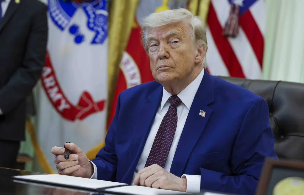 Prezydent USA Donald Trump. Fot. PAP/EPA/	SHAWN THEW / POOL