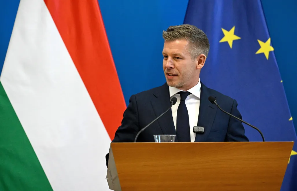 Прем’єр-міністр Угорщини Петер Мадяр. Fot. PAP/EPA/Robert Hegedus