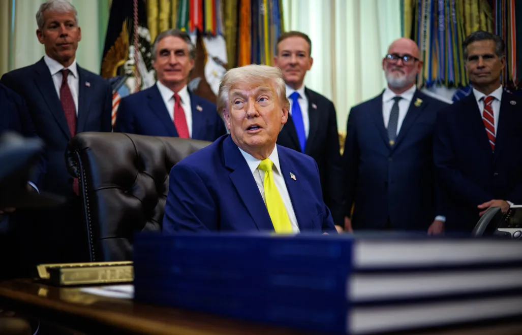 Donald Trump. Fot. PAP/EPA/SAMUEL CORUM
