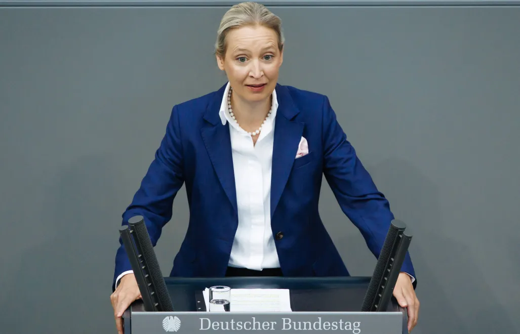 Liderka AfD Alice Weidel. Fot. EPA/CLEMENS BILAN