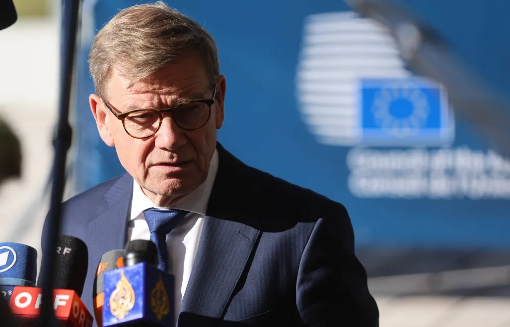Szef niemieckiej dyplomacji Johann Wadephul. Fot. PAP/EPA/Olivier Hoslet