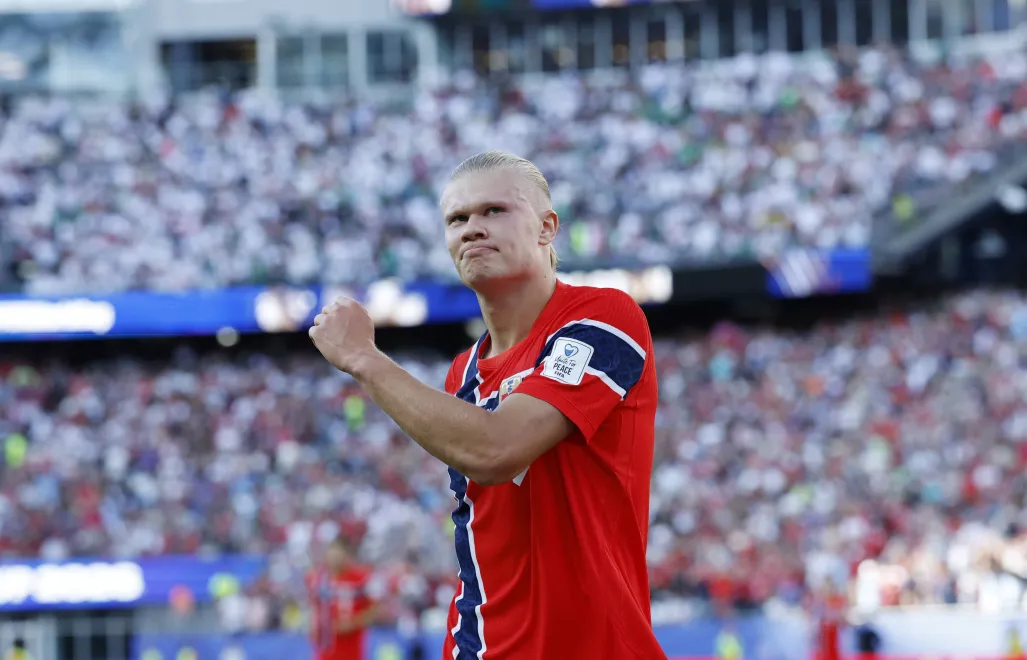 Erling Haaland Fot. PAP/EPA/GREG M. COOPER