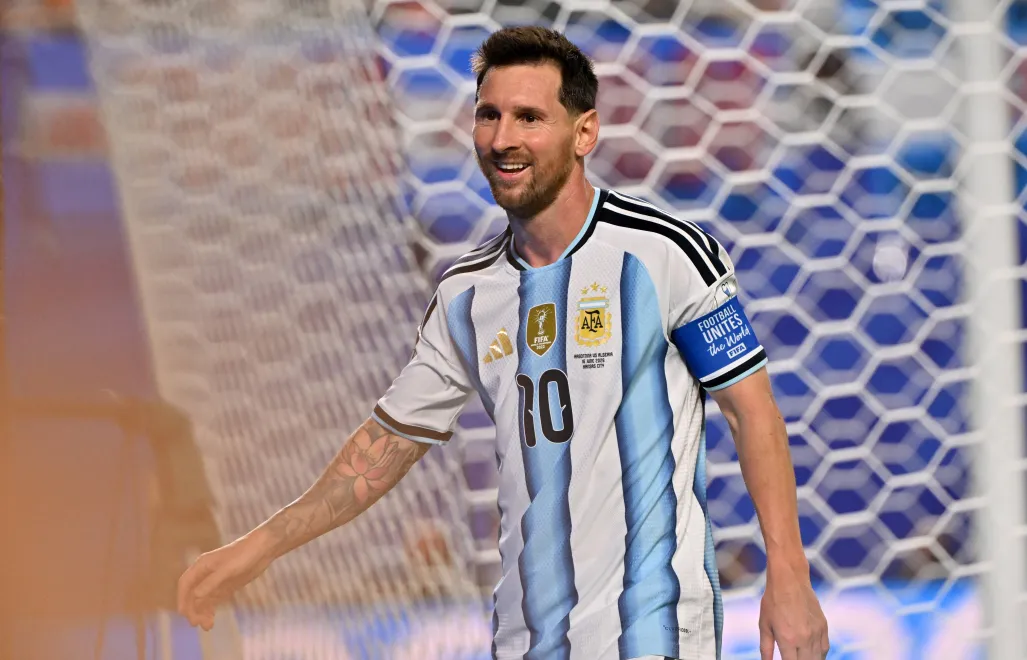 Lionel Messi Fot. PAP/EPA/AMY KONTRAS