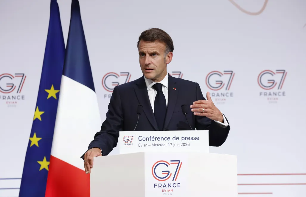 Emmanuel Macron, fot. PAP/EPA/YOAN VALAT