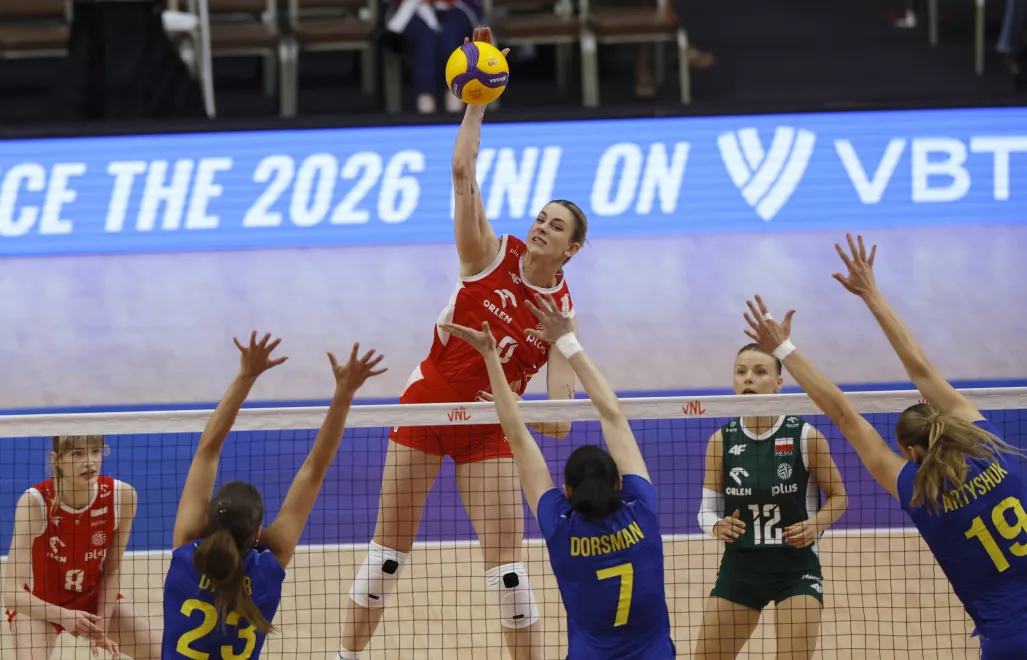 Polskie siatkarki pokonały w Bangkoku Ukrainę 3:1. Fot. PAP/EPA/	RUNGROJ YONGRIT