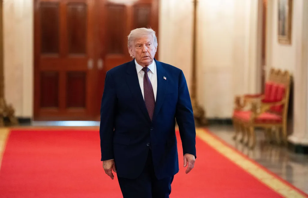 Donald Trump Fot. PAP/EPA/Aaron Schwartz via CNP / POOL