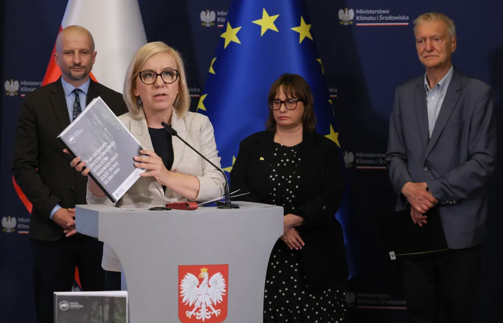 Hennig-Kloska: prace nad dokumentem trwały 12 lat. Fot. PAP/	Paweł Supernak