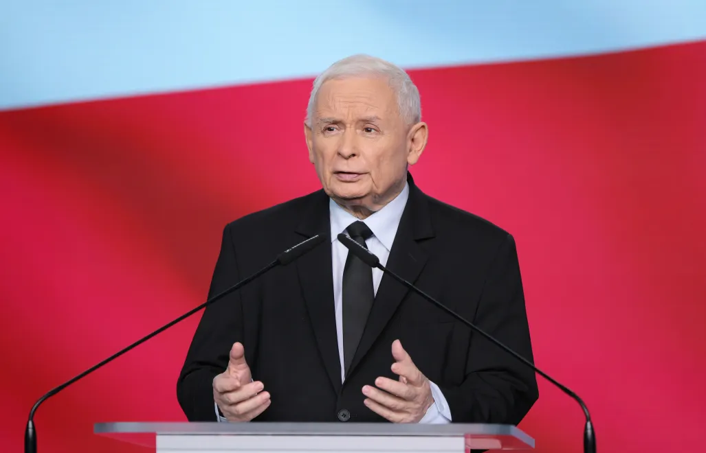 Jarosław Kaczyński. Fot. PAP/Paweł Supernak