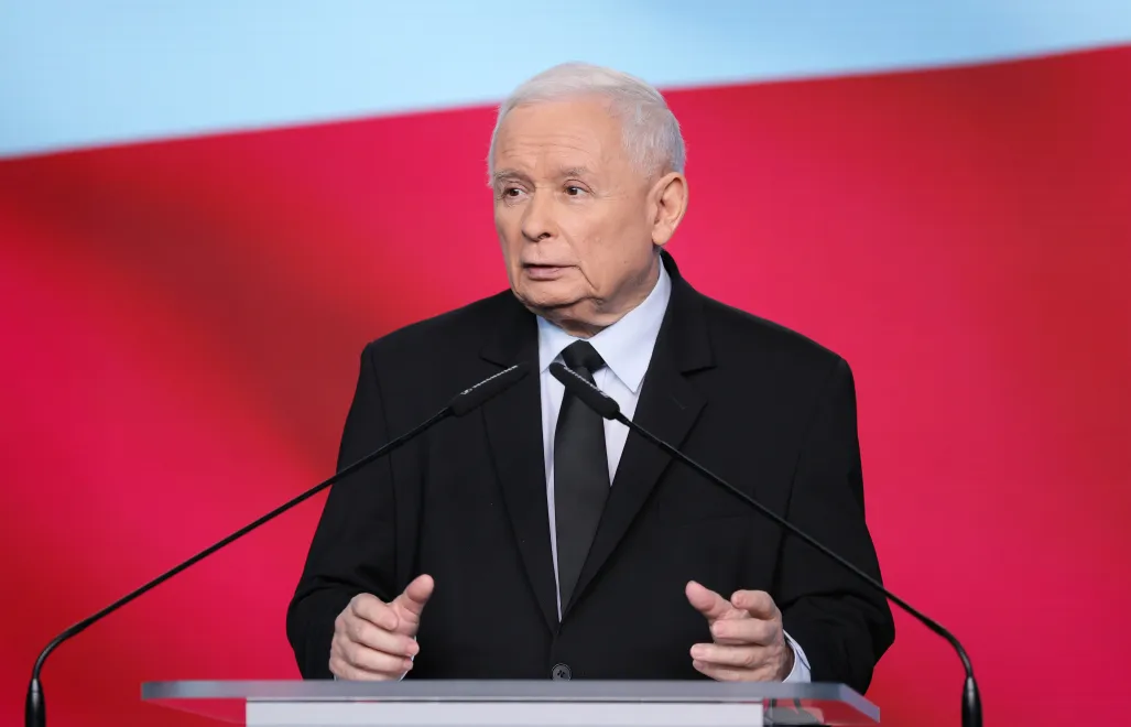 Prezes PiS Jarosław Kaczyński. Fot. PAP/Paweł Supernak