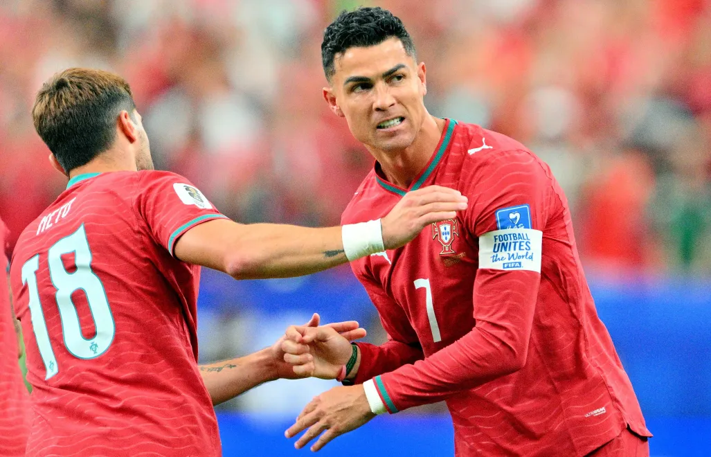 Cristiano Ronaldo. Fot. PAP/EPA/SAM WASSON
