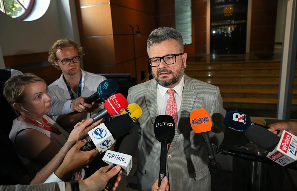 Rzecznik prasowy Prokuratury Okręgowej w Warszawie prokurator Piotr Skiba. Fot. PAP/Marcin Obara