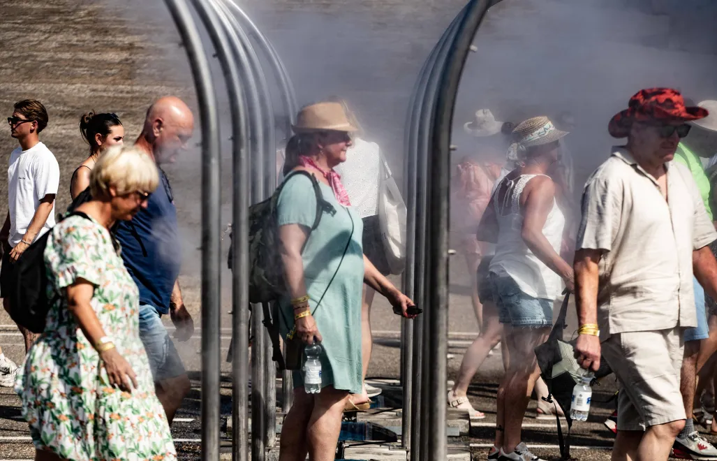 Rekordowe upały w Holandii. Fot. PAP/EPA/PAUL BERGEN
