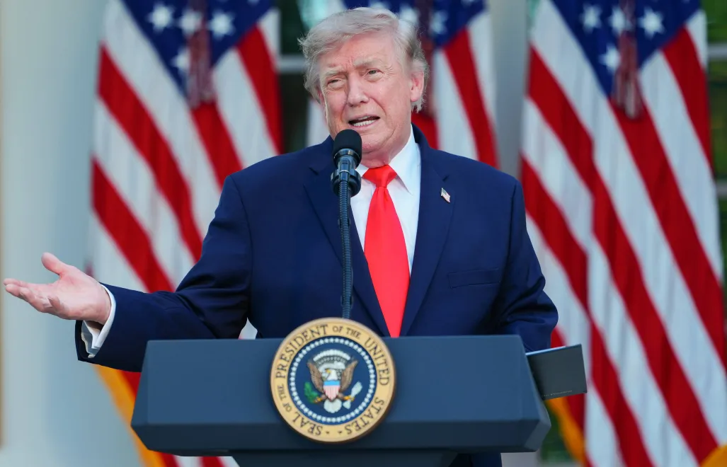 Donald Trump Fot. PAP/EPA/AARON SCHWARTZ / POOL