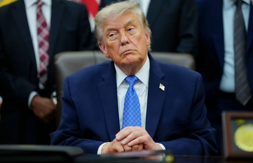 Donald Trump Fot. PAP/EPA/Aaron Schwartz / POOL