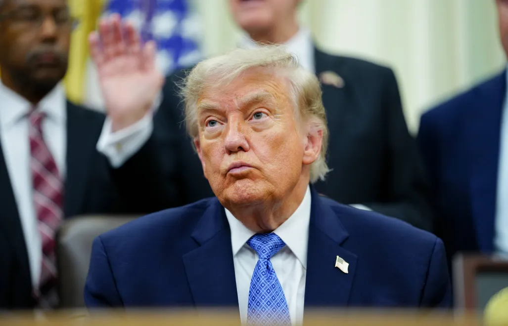 Donald Trump Fot. PAP/EPA/Aaron Schwartz
