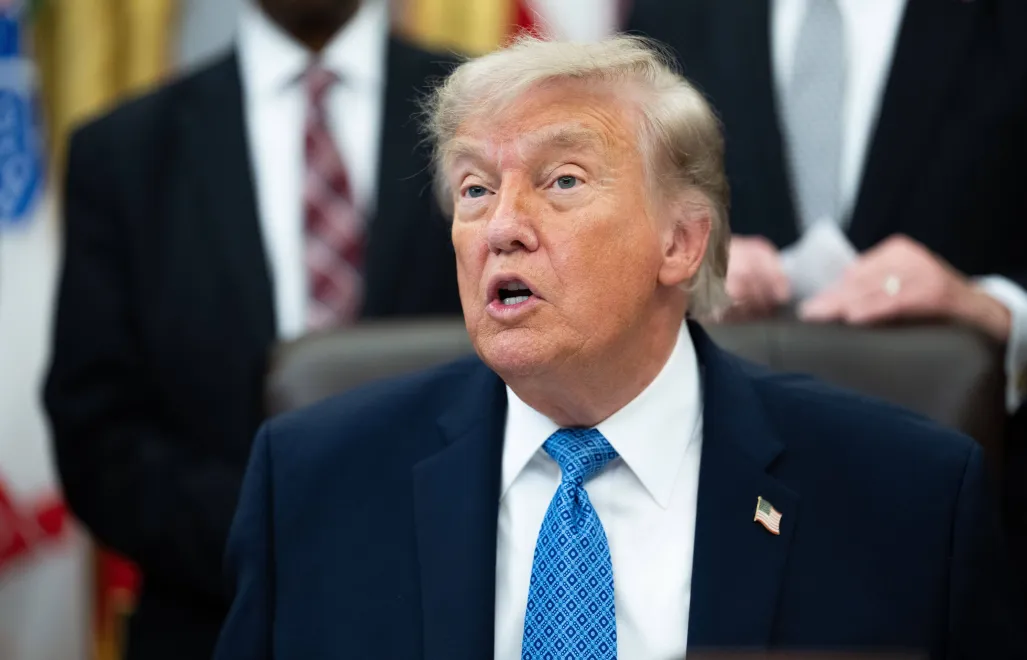 Дональд Трамп. Fot. PAP/EPA/Aaron Schwartz / POOL 
