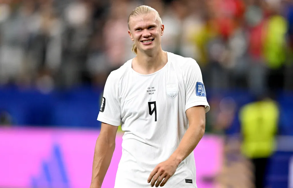 Erling Haaland. Fot. PAP/EPA/ALBERT PENA 