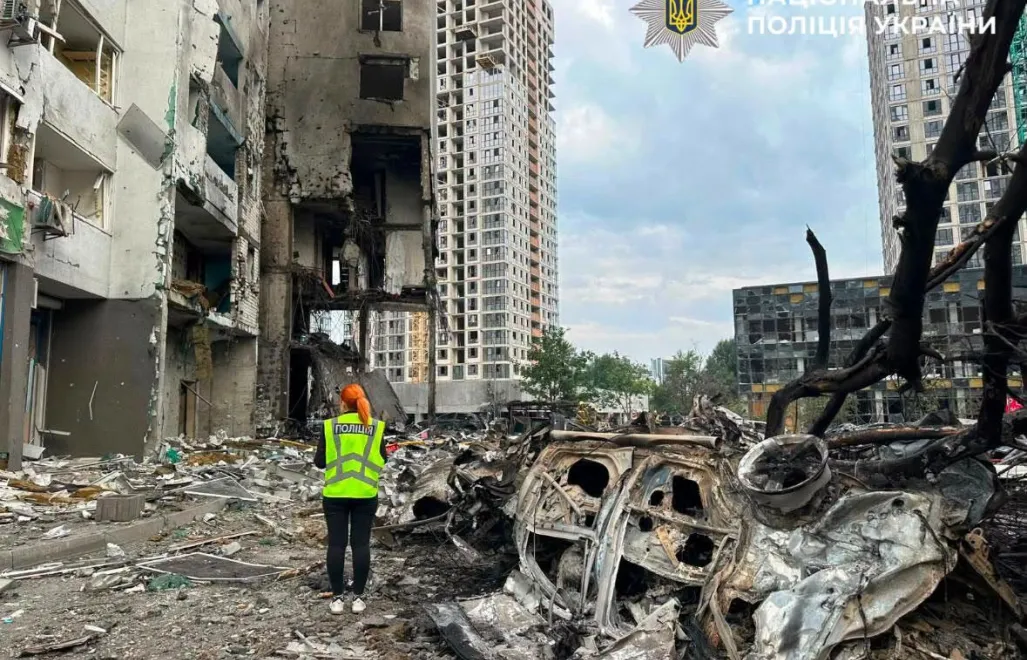 Последствия российских атак. Fot. Facebook/Національна поліція України