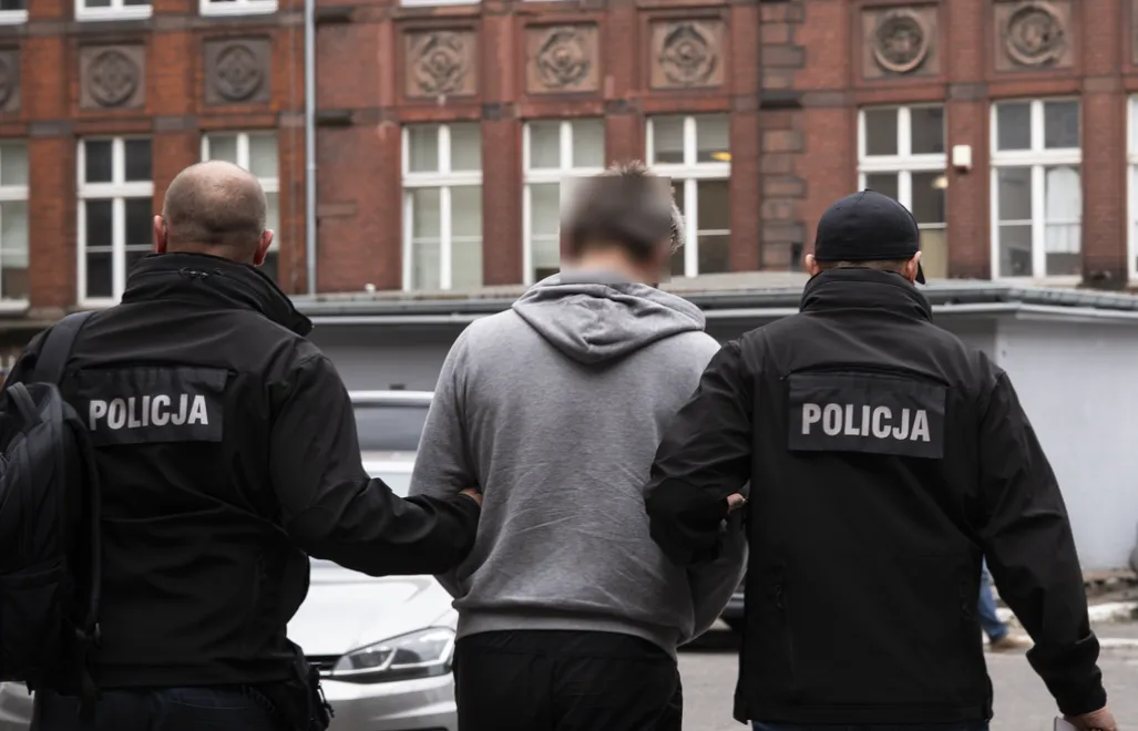 Zatrzymanie Michała S. Fot. Policja Pomorska
