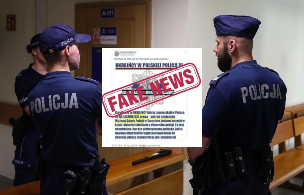 Komunikat Akademii Policji w Szczytnie Fot. X/ Zdjęcie ilustracyjne. Fot. PAP/Łukasz Gągulski