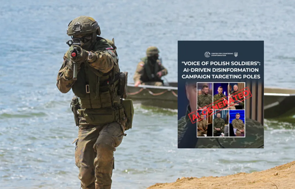 Komunikat Ukraińskiego Centrum Przeciwdziałania Dezinformacji. Fot. X/ Zdjęcie ilustracyjne. Fot. PAP/Tomasz Waszczuk
