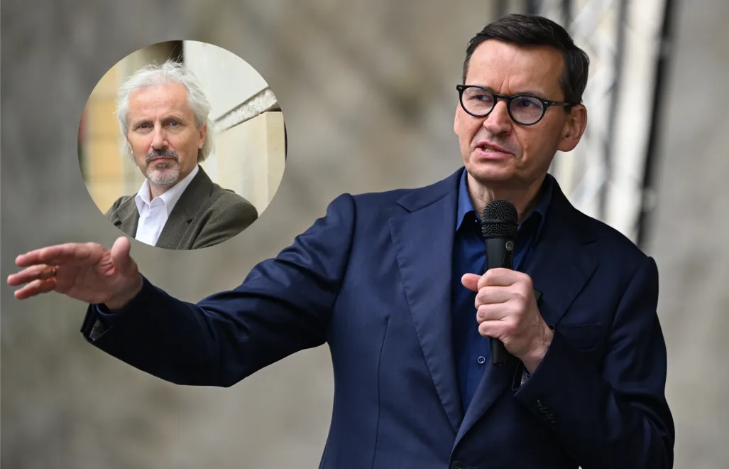 Mateusz Morawiecki/Prof. Rafał Chwedoruk. Fot. PAP/Art Service/Marcin Obara