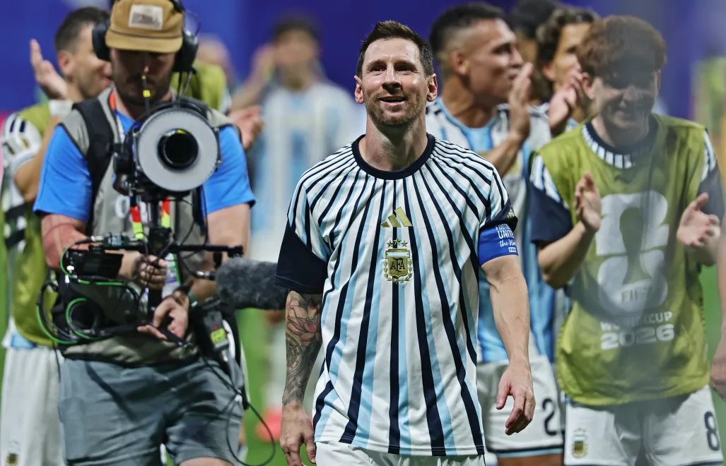 Lionel Messi. Fot. EPA/RONALD WITTEK