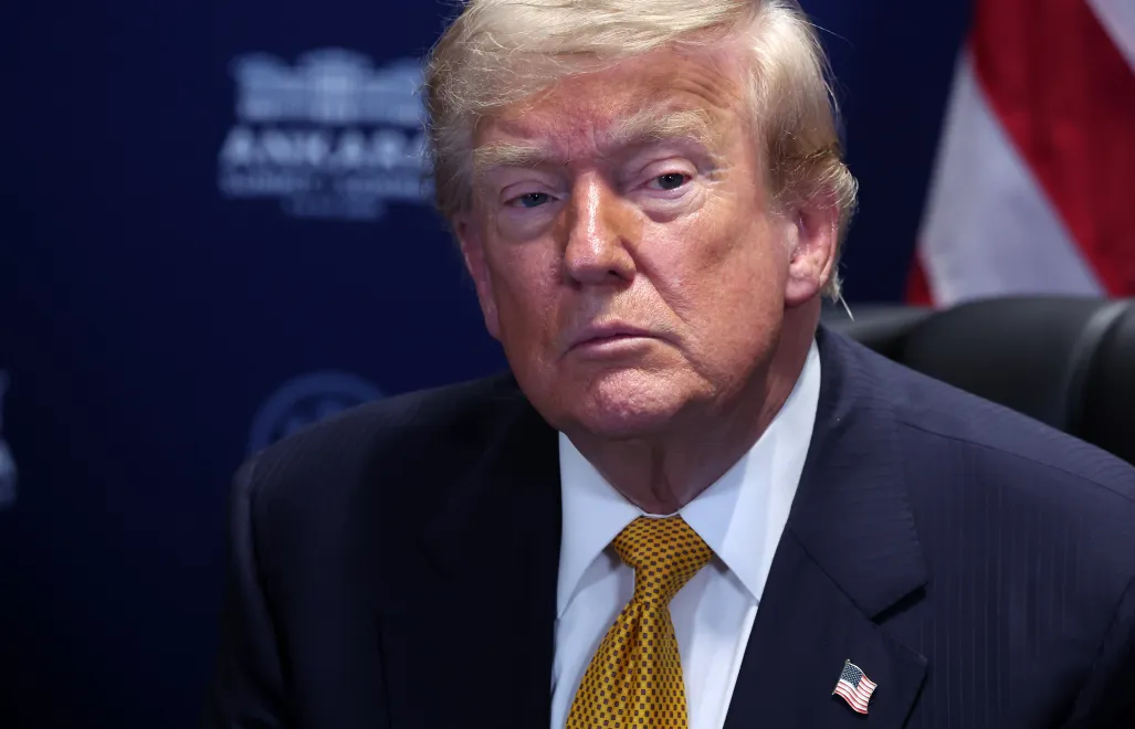 Donald Trump. Fot. PAP/EPA/FILIP SINGER