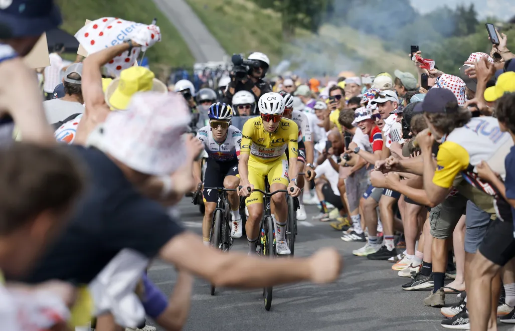 Wyścig kolarski Tour de France Fot. PAP/EPA/GUILLAUME HORCAJUELO