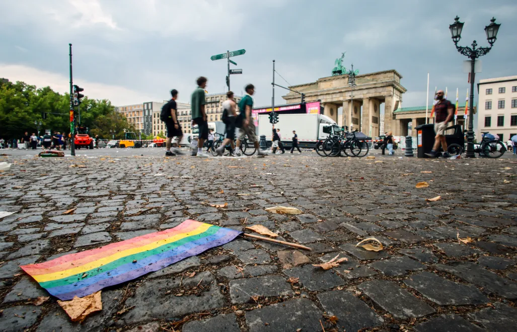 Berlin. Okolice miejsca zamachu Fot. PAP/EPA/CLEMENS BILAN