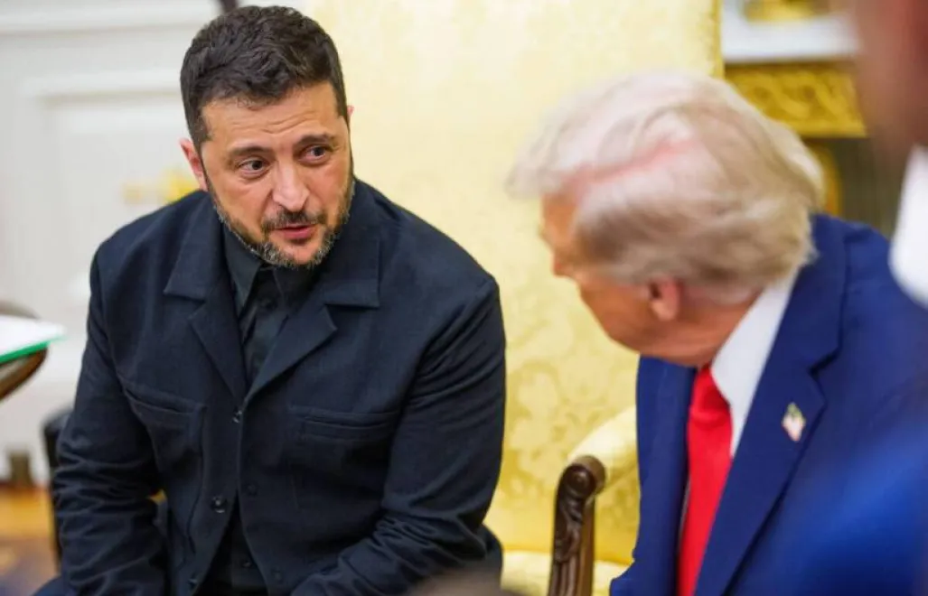 Wołodymyr Zełenski i Donald Trump Fot. PAP/EPA/AARON SCHWARTZ / POOL