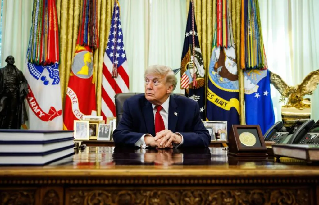 Prezydent USA Donald Trump. Fot. EPA/SAMUEL CORUM / POOL