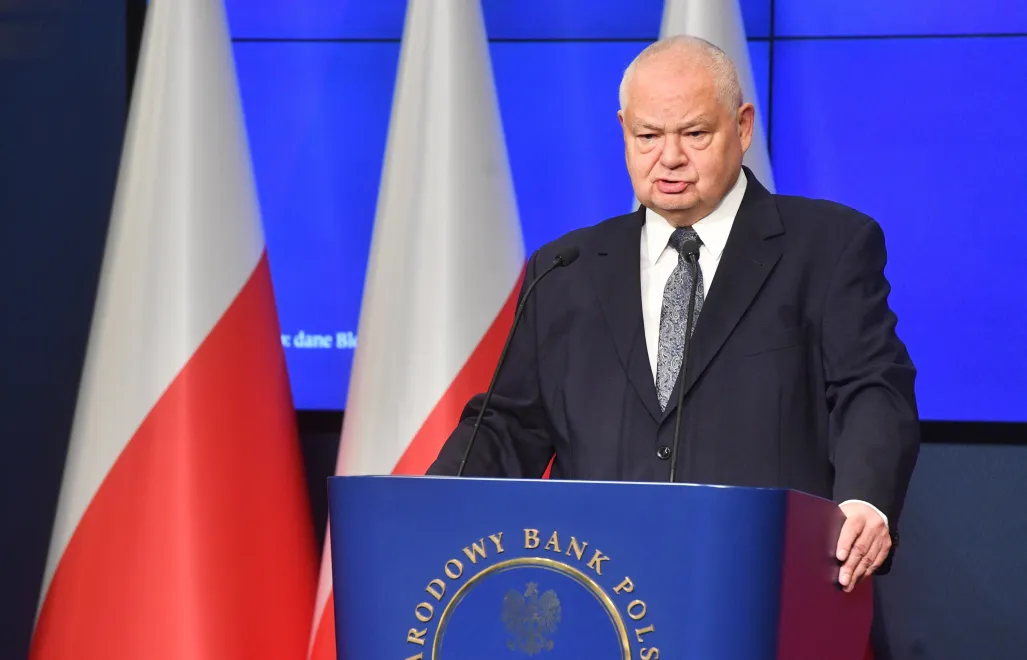 Prezes Narodowego Banku Polskiego Adam Glapiński. Fot. PAP/Radek Pietruszka