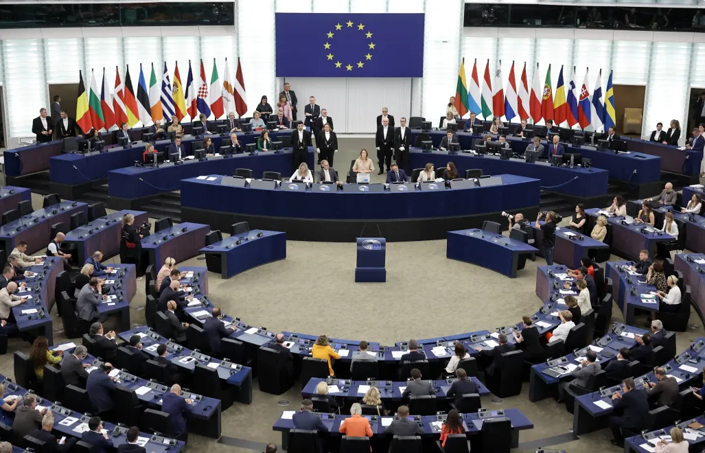 Засідання Європарламенту, фотоілюстрація. Fot. PAP/EPA/CHRISTOPHE PETIT TESSON