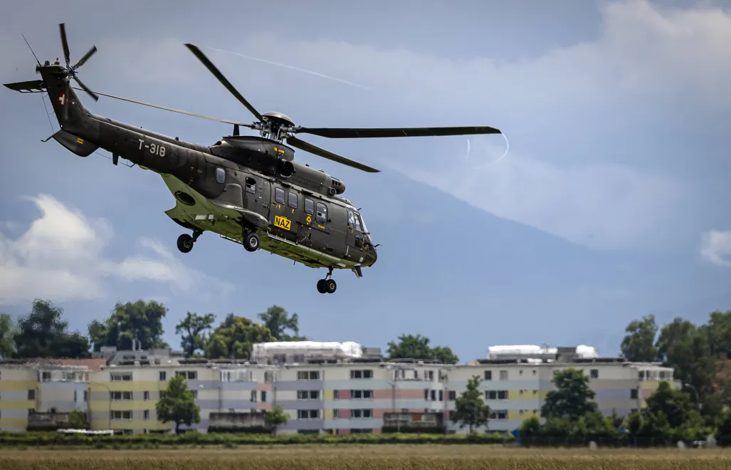 Helikopter, zdjęcie ilustracyjne, fot. PAP/EPA/KEYSTONE/MICHAEL BUHOLZER