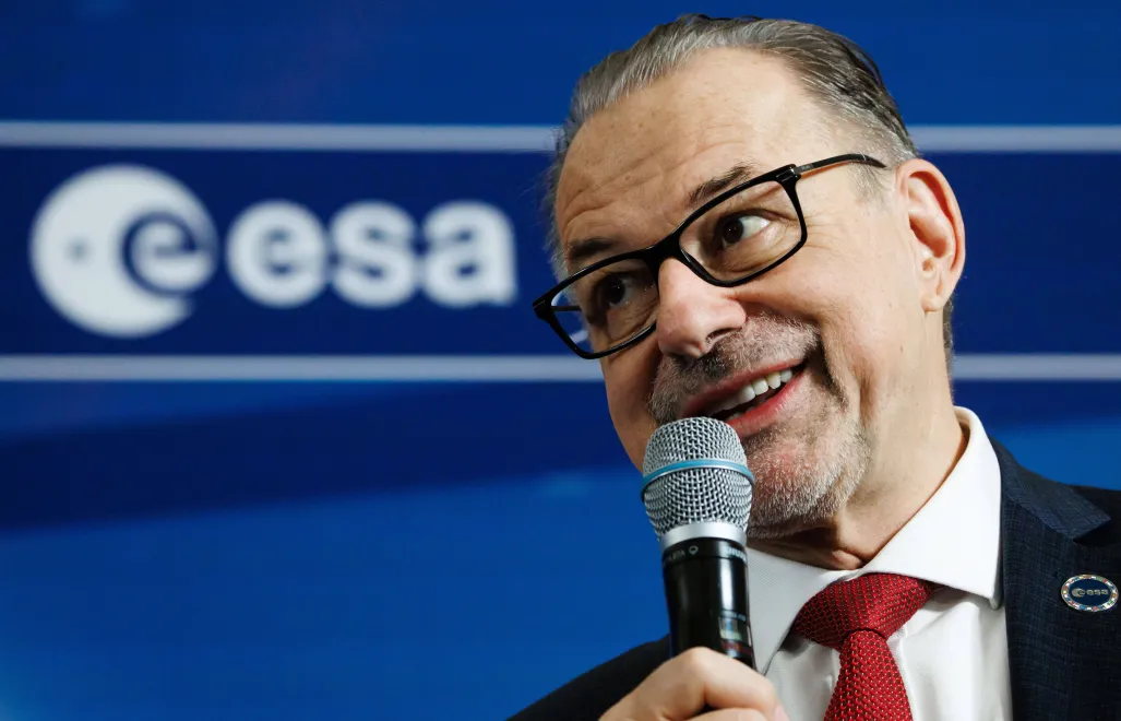 Dyrektor generalny ESA Josef Aschbacher. Fot. EPA/CLEMENS BILAN