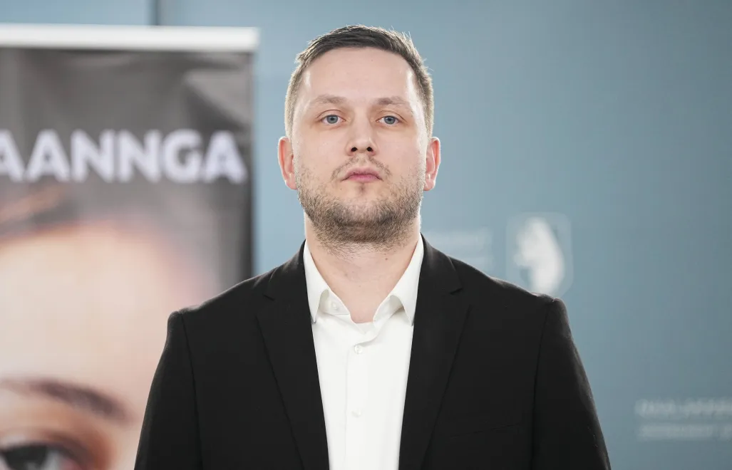 Premier Grenlandii Jens-Frederik Nielsen. Fot. PAP/EPA/Mads Claus Rasmussen