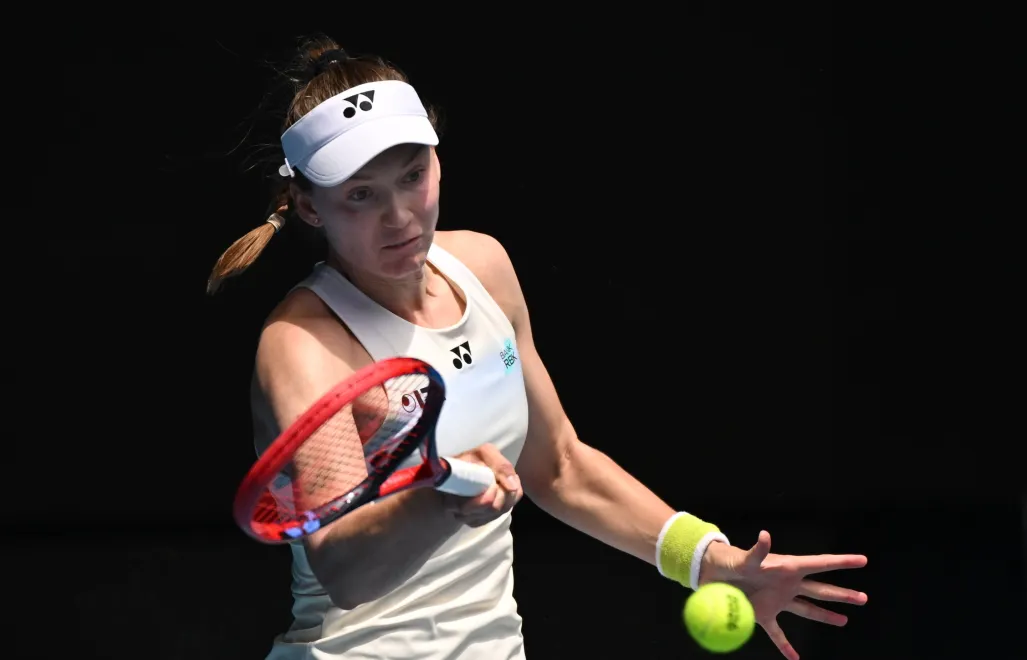Jelena Rybakina. Fot. PAP/EPA/JAMES ROSS