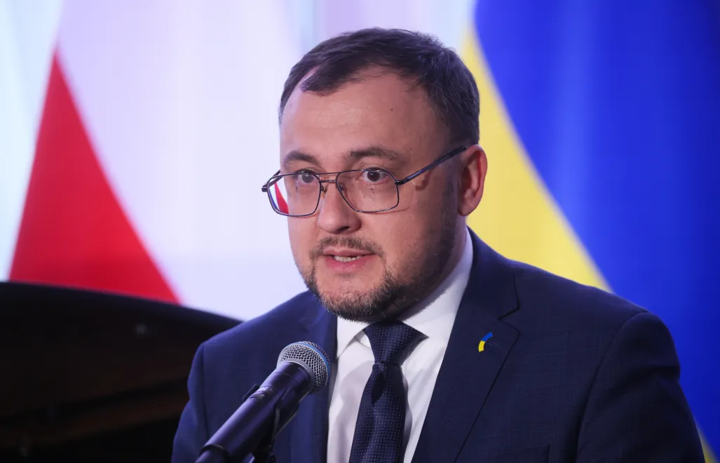Ambasador Ukrainy w Polsce Wasyl Bodnar. Fot. PAP/Leszek Szymański 