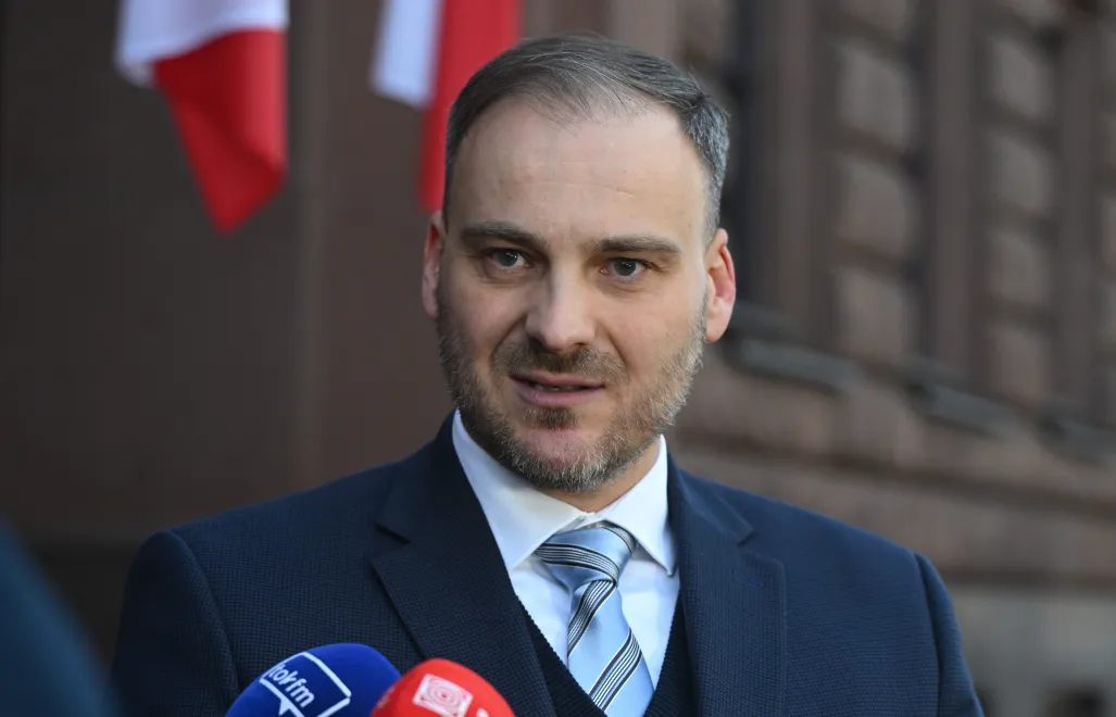 Rzecznik prasowy Ministerstwa Spraw Zagranicznych Maciej Wiewiór. Fot. PAP/	Radek Pietruszka