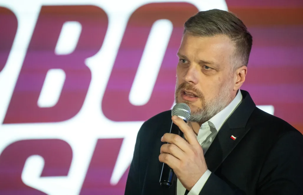 Adrian Zandberg. Fot. PAP/Tytus Żmijewski